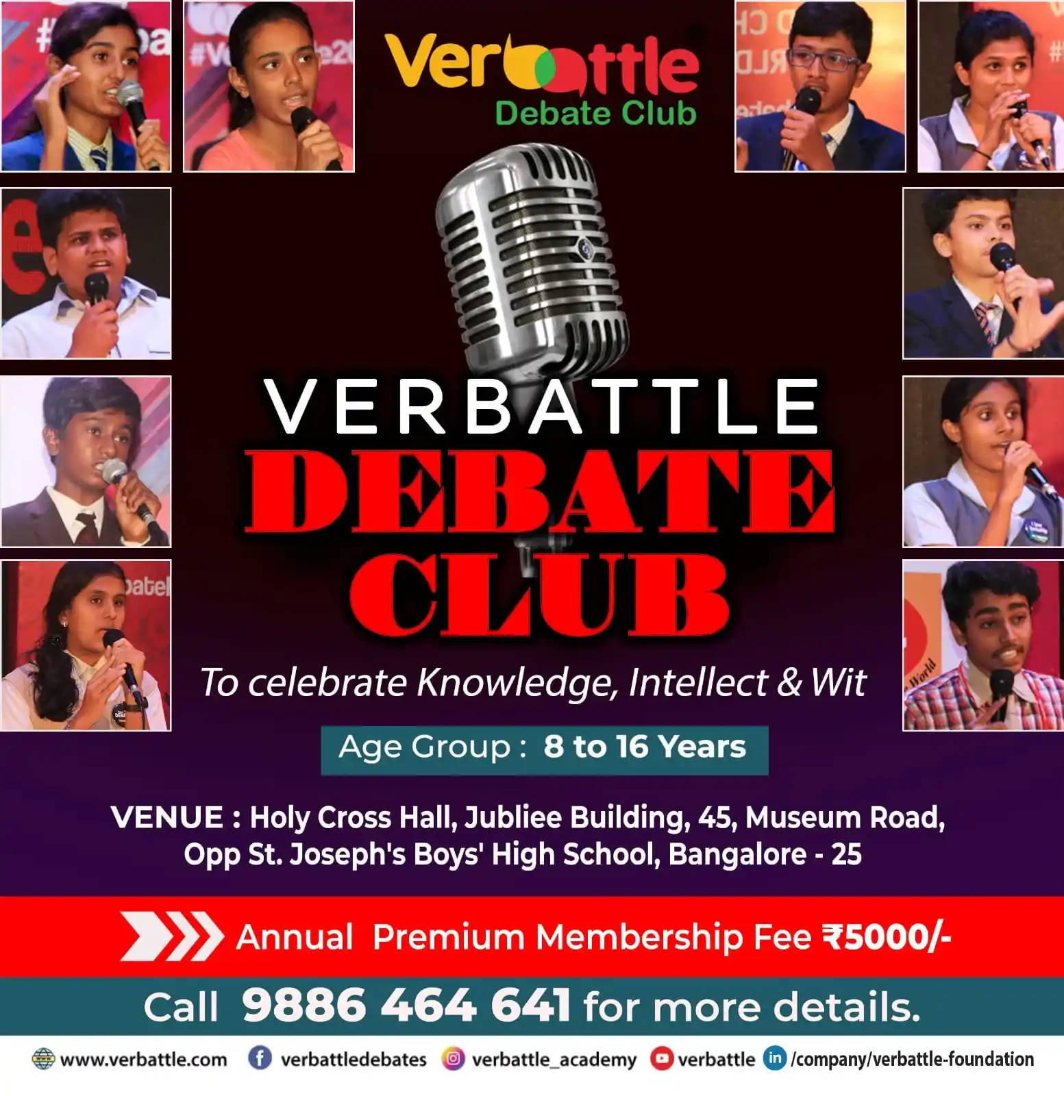 Verbattle Debate Club Poster